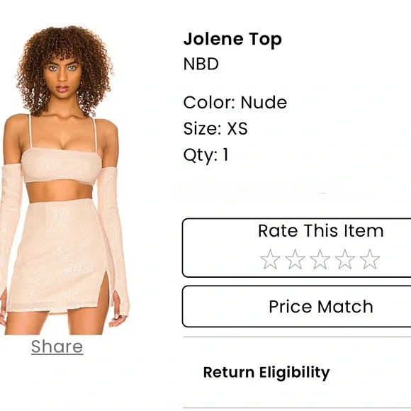 Revolve 4-Piece Sequin Set - Picture 8 of 8